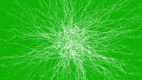 energy grid motion graphics with green screen background