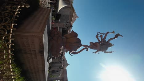 Mahakal-Tempel-Korridor-Porträt-360D-Ujjain-In-Madhya-Pradesh-In-Indien