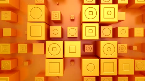 background of animated cubes