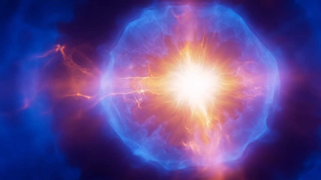 Vibrant Abstract Energy Burst