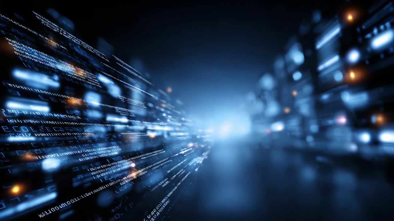 flujo de datos digitales abstractos