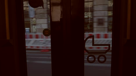 timelapse from inside berlin public bus