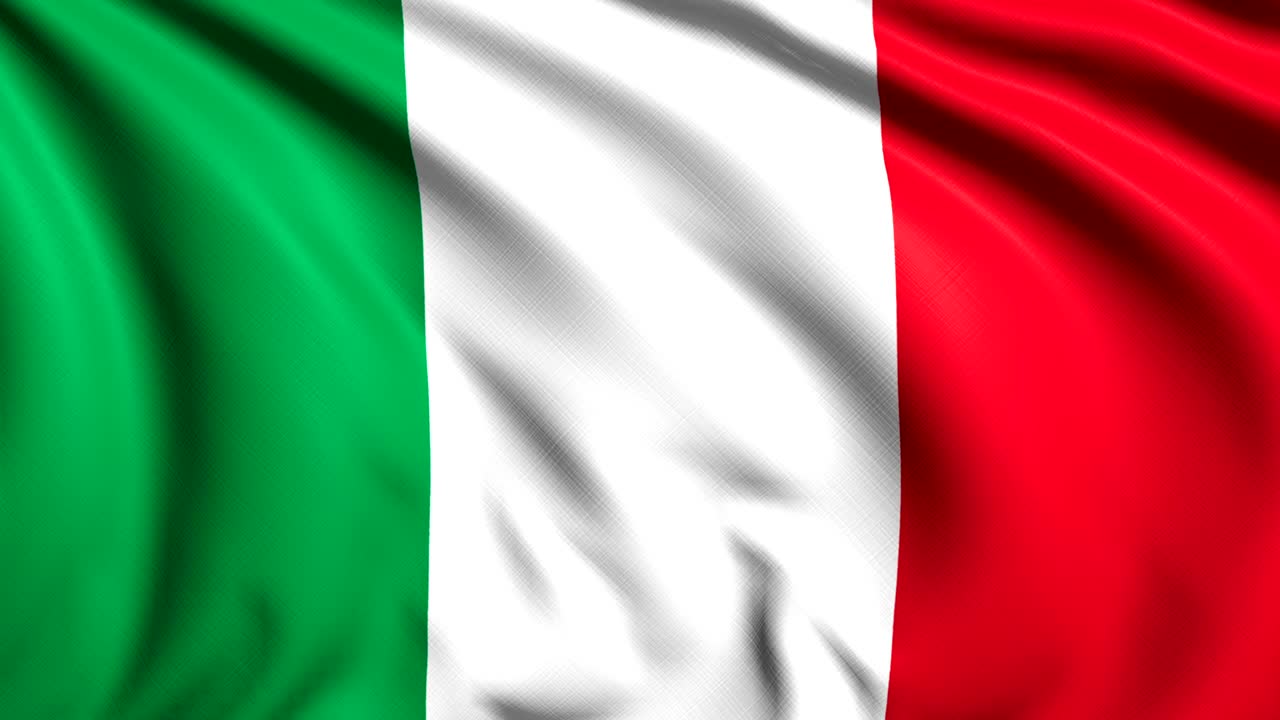 Bandiera dell'Italia (in loop)