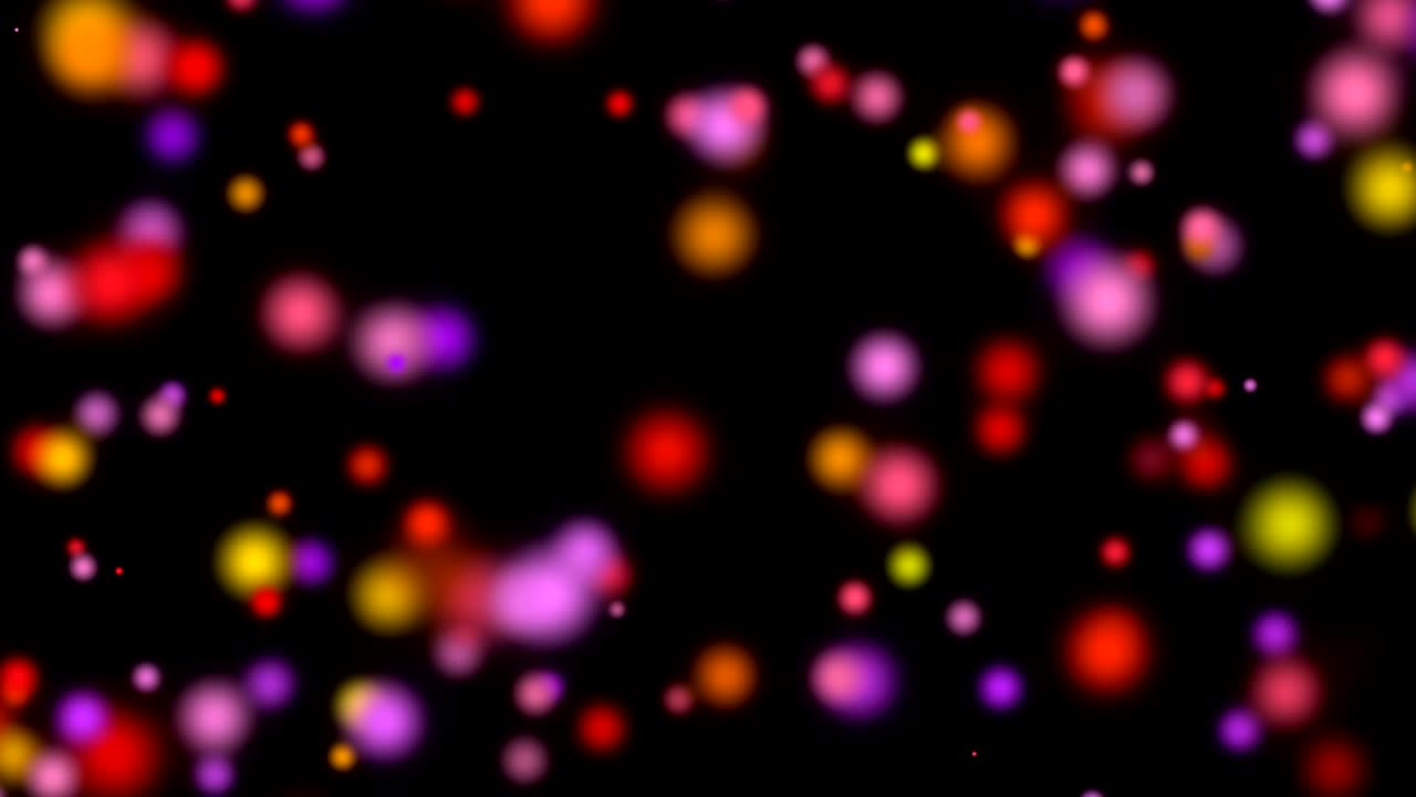 animación de fondo abstracta con puntos