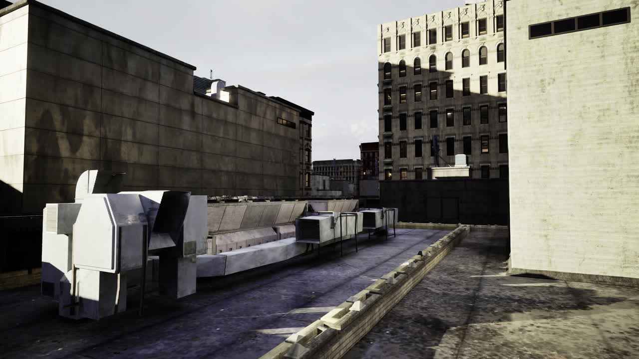 도시 지붕 전망