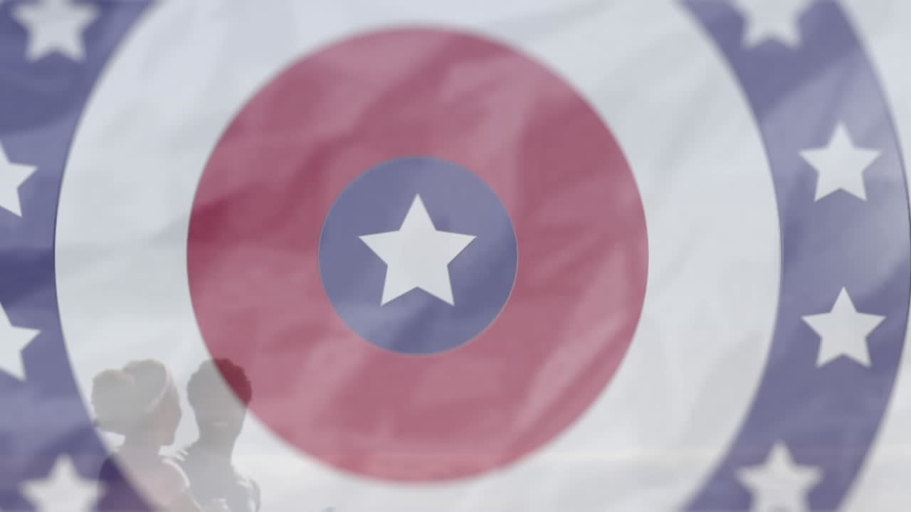 다채로운 퍼즐 조각의 애니메이션과 자폐증 인식 달 텍스트