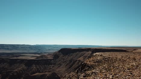 Cañón-Del-Río-Fish-En-Namibia,-Toma-Aérea-De-Drones-Africanos