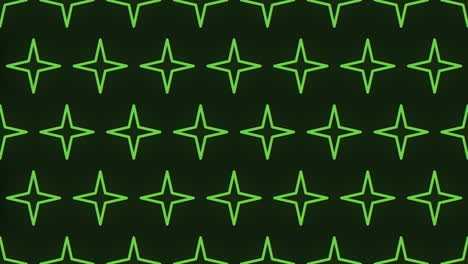 green star pattern on black a captivating celestial design