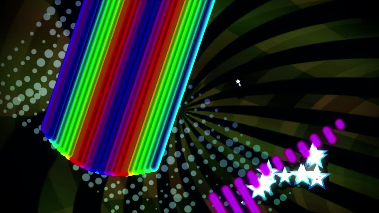 음악 스트럼 빈티지 vj 루프