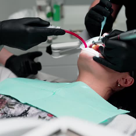 patient on dental chair