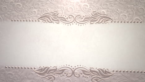 closeup vintage frame with flowers motion with wedding background 8