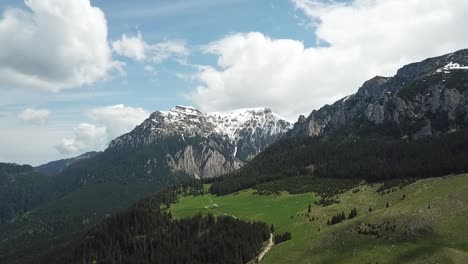 sopra la foresta in montagna