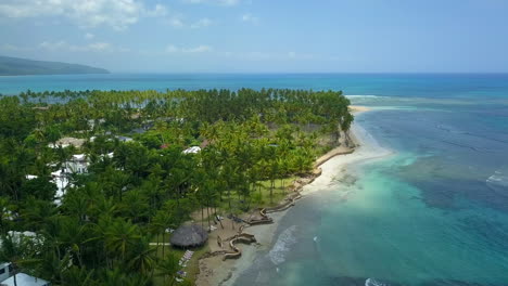 a beautiful beach at dominican republic called playa bonita at las terrenas