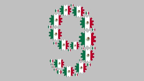 número nueve mexicano