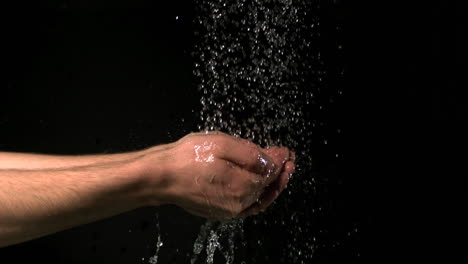 hands being washed