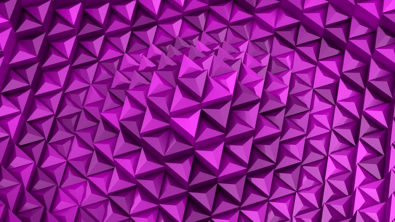 los triángulos formaron una onda