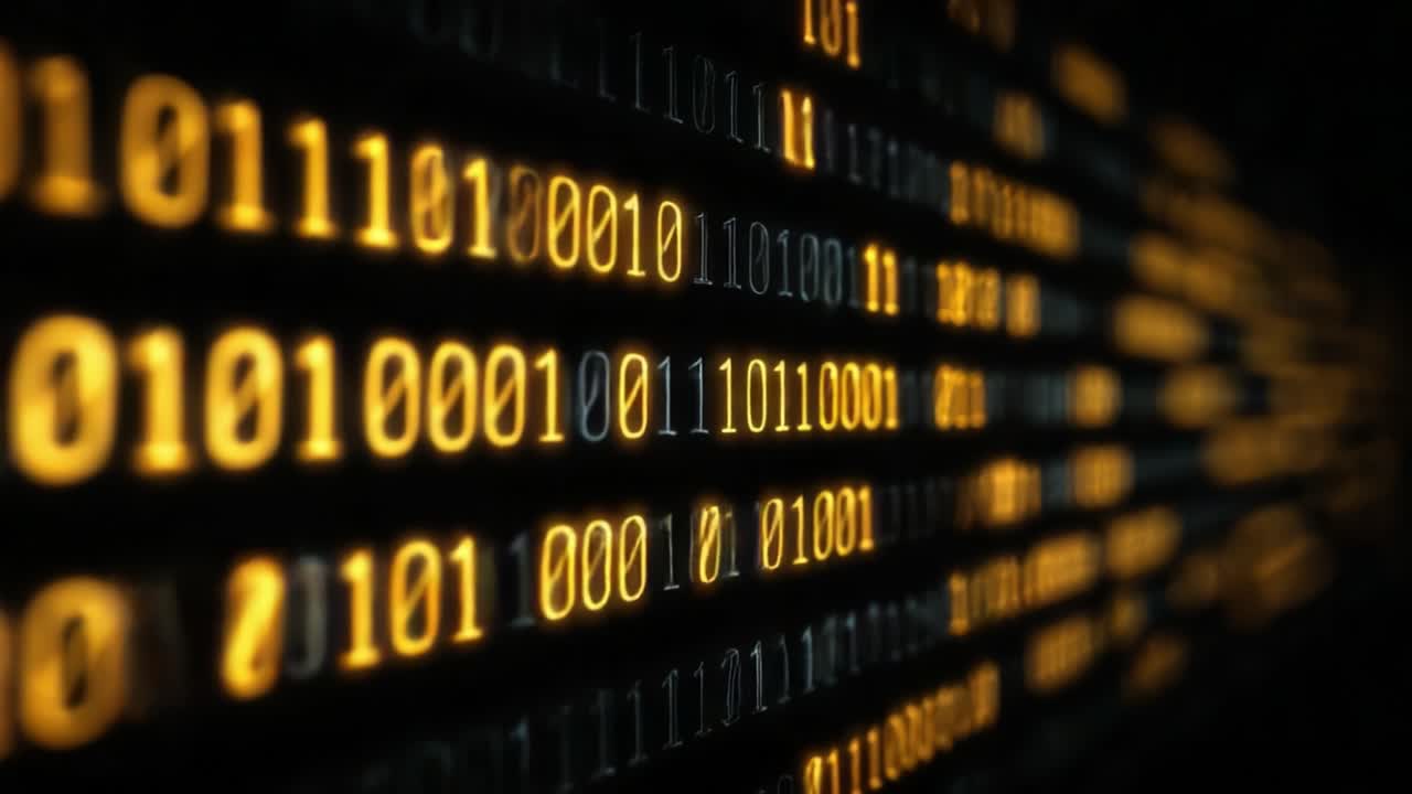 A Glimpse Into the Digital Abyss: Exploring the Flow of Binary Code as it Illuminates the Depths of Information Technology and Data Processing in Modern Systems