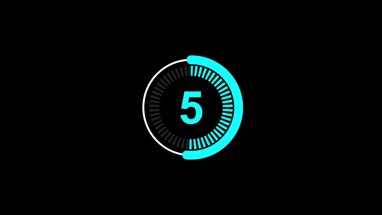 Countdown timer animation