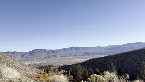 view-of-Desert-landscape-on-the-East-side-of-the-Sierra-Nevada-Mountains-kings-canyon-nationa-park-big-pine-lakes-hiking-loop-california-CA