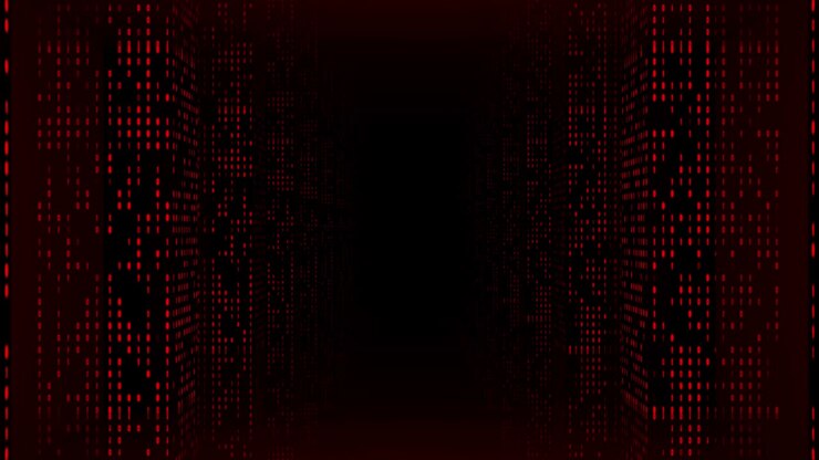 Digital Particles Hallway Loop