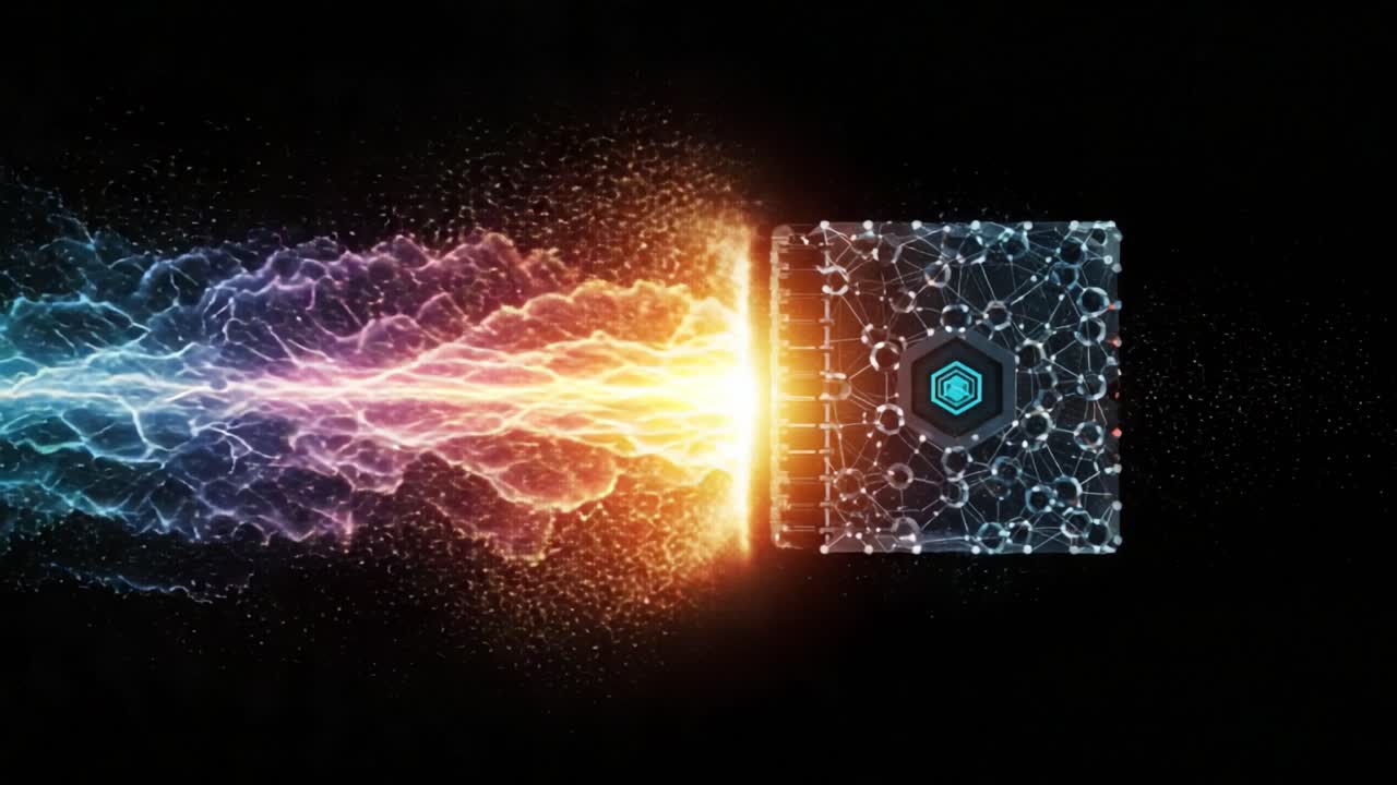 Dynamic Energy Flow: A Visualization of Force and Technology Capturing the Transition Between Elements Through Riveting Motion and Colorful Representation