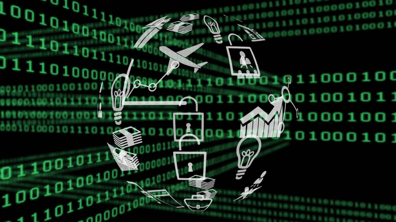 Application icons and binary codes