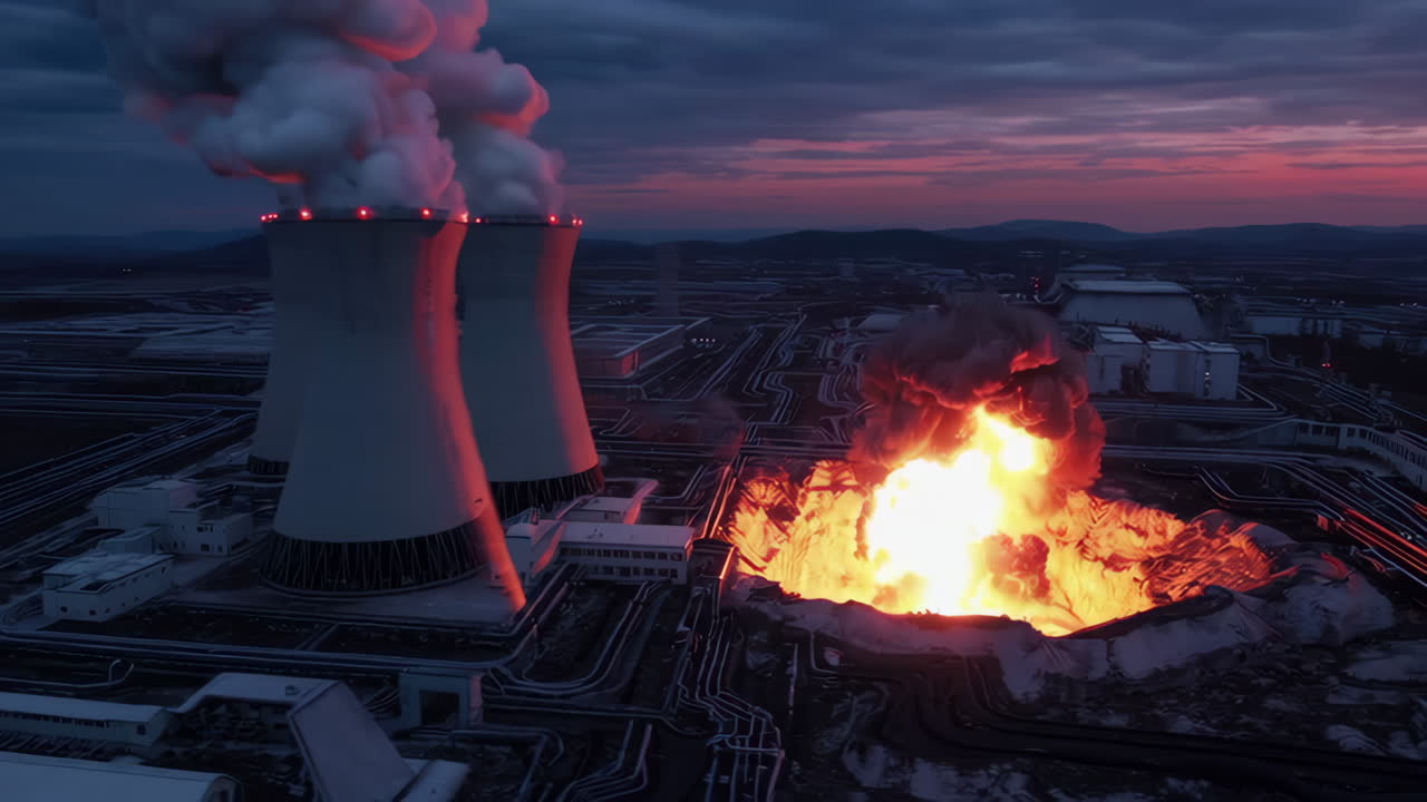 Power Plant Fire