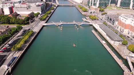 Tourists-watching-paddle-boat-from-the-Seán-O'Casey-Bridge