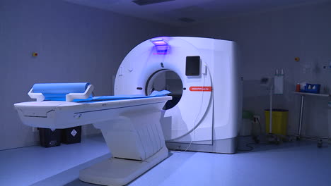 ct scan machine in a modern hospital