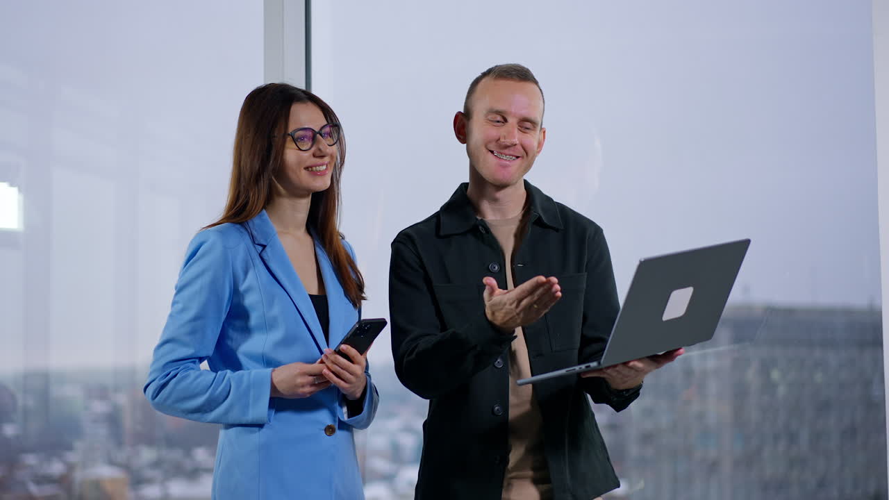 Business Colleagues in Video Call