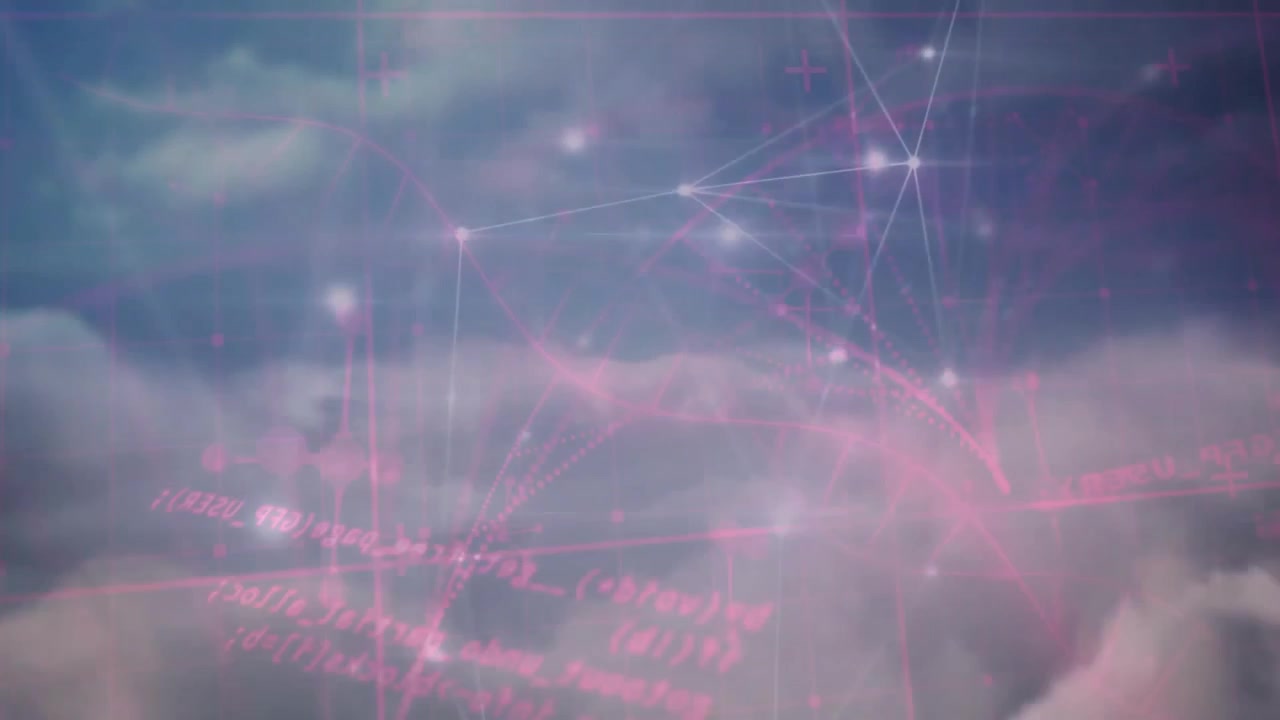 Digital Network Overlay on Moving Clouds