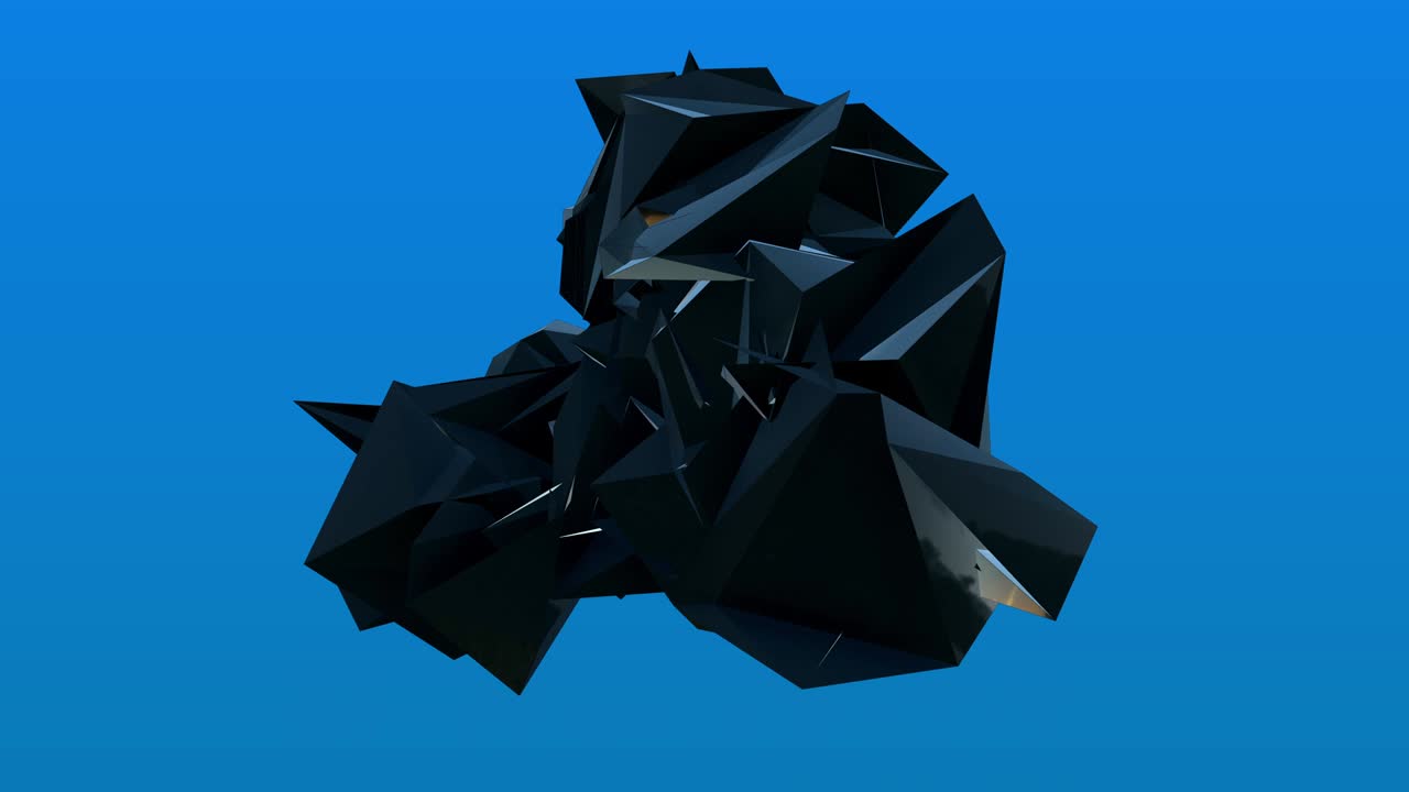 fondo abstracto negro 3d