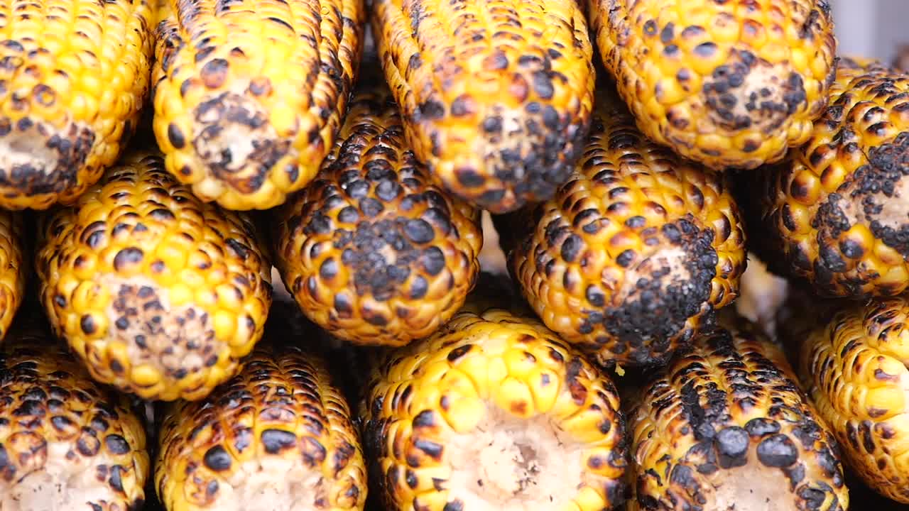 Grilled Corn Cob Stack