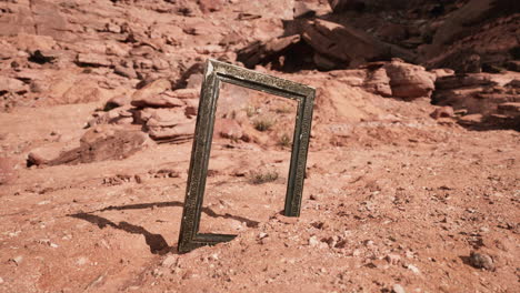 Very-old-wooden-frame-in-Grand-Canyon