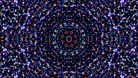 líneas coloridas ondas brillantes forma fondo caleidoscopio resumen