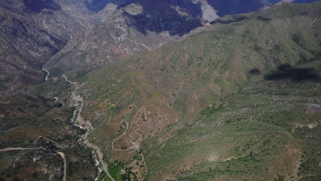 high angle view of roads and paths in nature