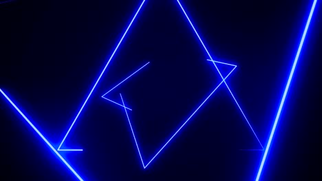 futuristic hud triangle tunnel seamless vj loop. 4k neon motion graphics for led