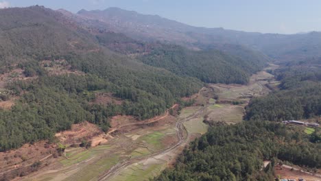 Hermoso-Paisaje-Vista-Aérea-De-Nepal