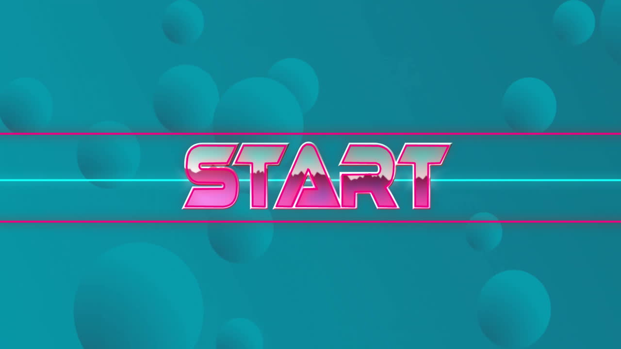 animación del texto de inicio sobre los puntos azules