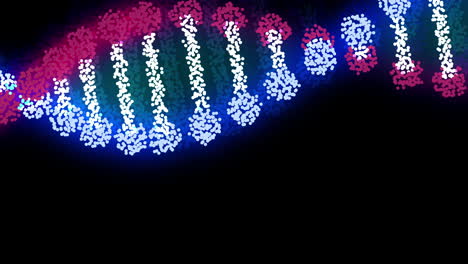 abstract dna double helix illustration