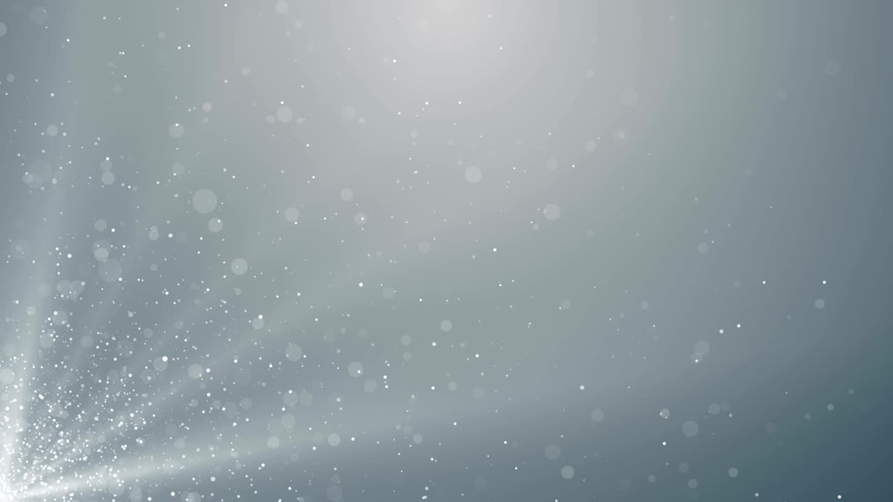 Particles white business bright glitter bokeh dust abstract background loop