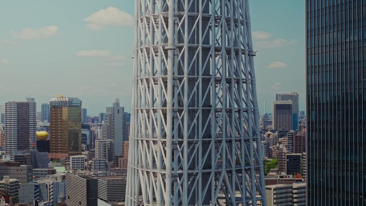 View of the Tokyo Skytree and Cityscape