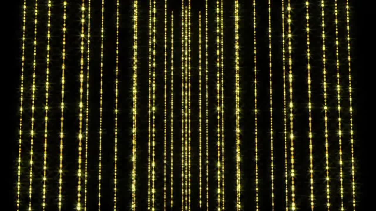 黃金光澤, 暗背景上有閃光效果