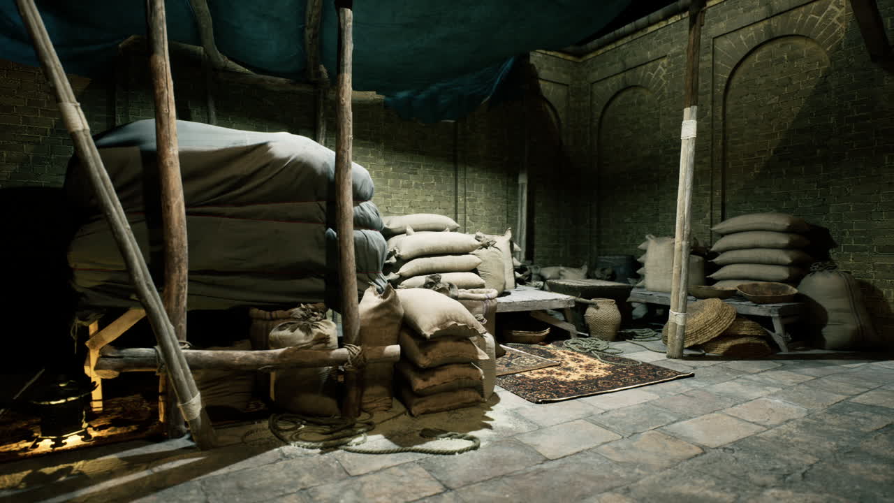 Exploring the rich history of an old national african market interior