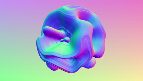 Rainbow-fantasy-neon-abstract-sphere-on-fashion-gradient