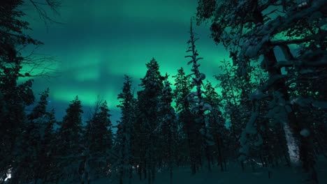 time-lapse of aurora borealis in lapland