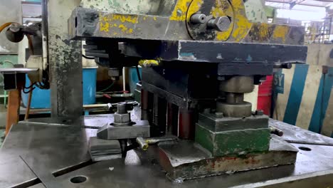 die on the press machine