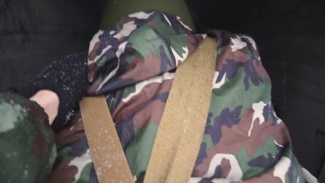 soldiers in winter camouflage