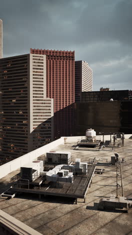 rooftop view of a city