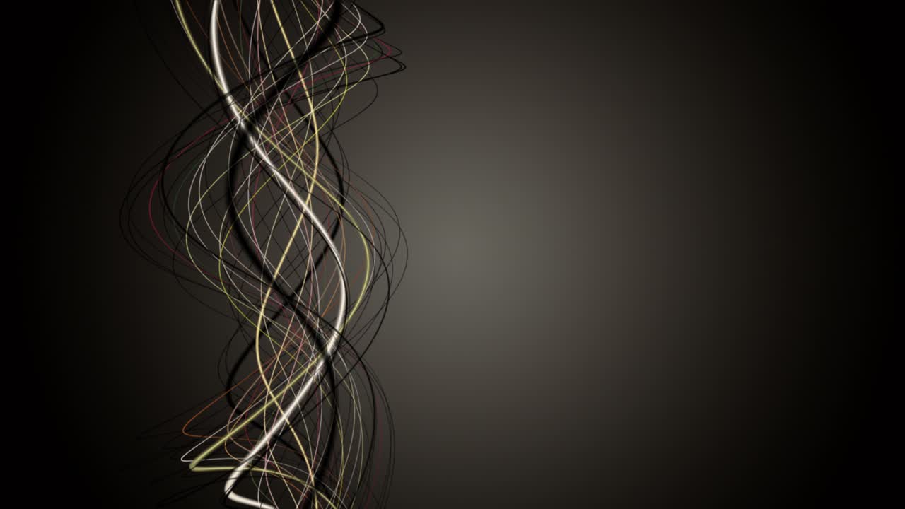 느린 동작의 줄무 파동 객체와 텍스트를위한 공간, 4096x2304 루프 4k